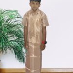 Privisha Silk Kids Shirt and Dhotis Combo Set – Coffee