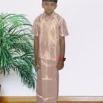 Privisha Silk Kids Shirt and Dhotis Combo Set – Copper