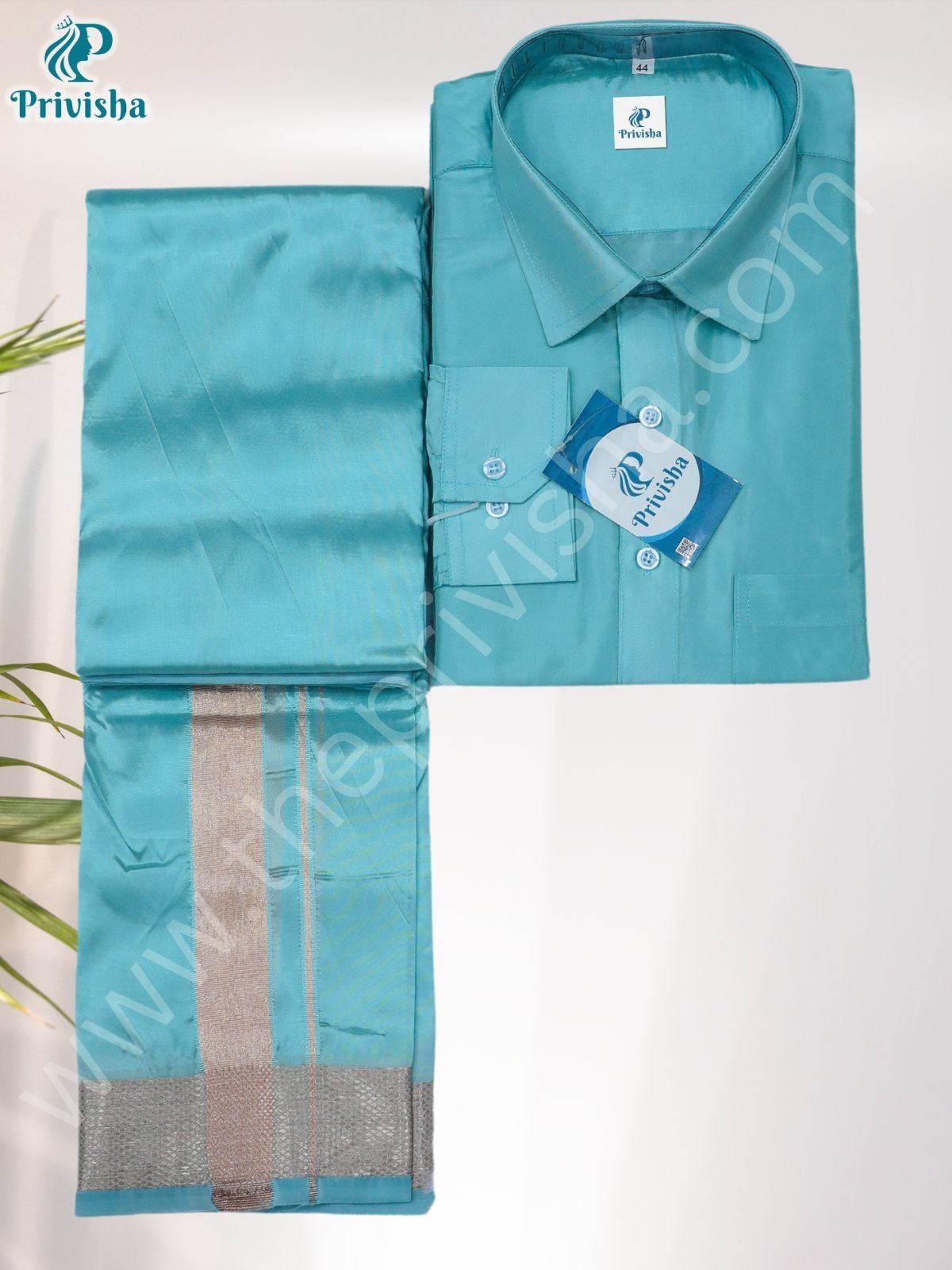 Privisha-Silk-Shirt-and-Dhotis-Combo-Set-Peacock-Blue-2.jpg