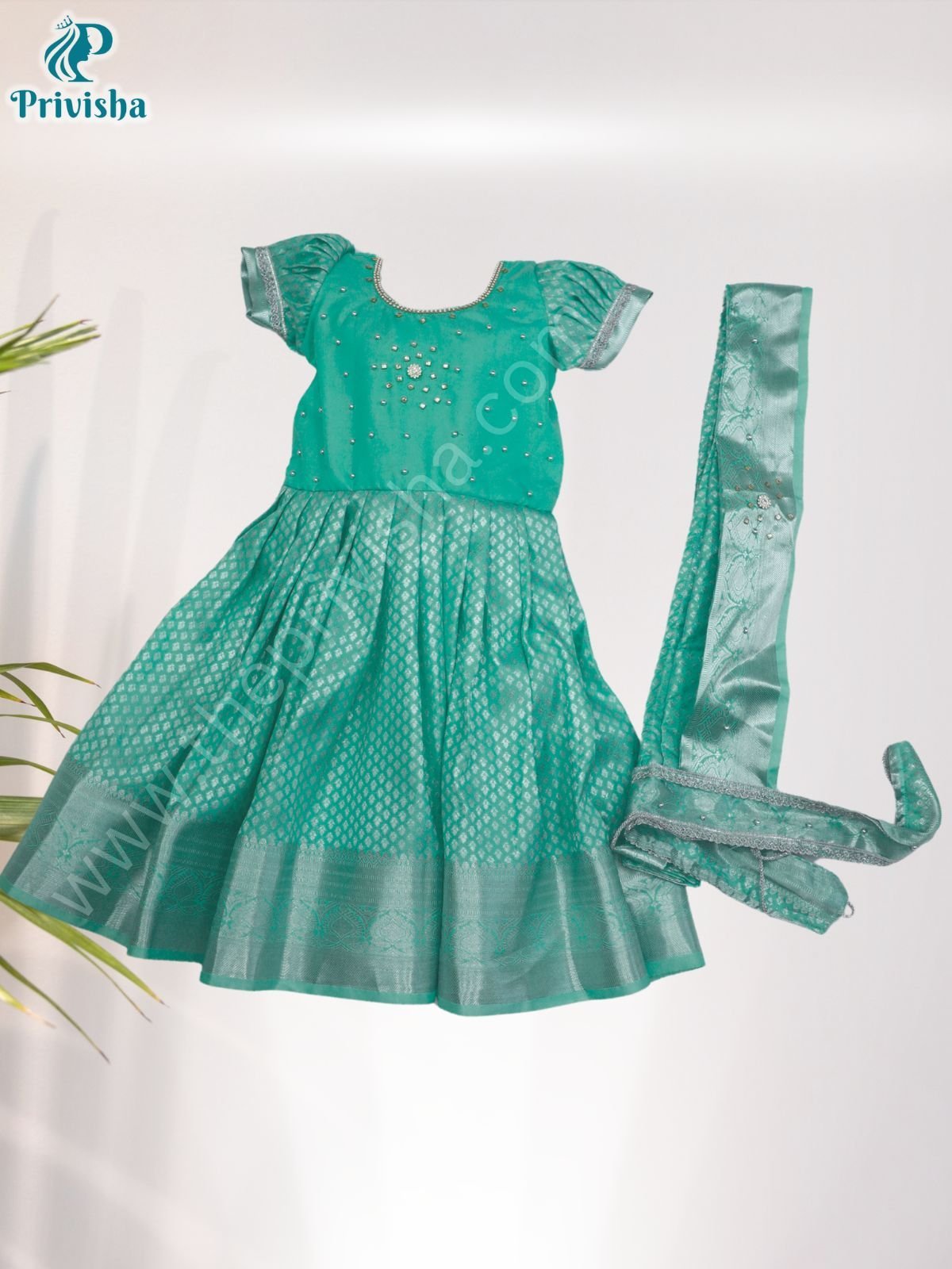 Privisha-Soft-Silk-Pattu-Pavadai-Combo-Set-Elegance-Green-2.jpg