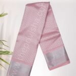 Privisha Soft Silk Saree Combo Set - Baby Pink