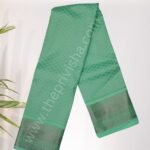 Privisha Soft Silk Saree Combo Set - Pista Green