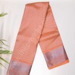 Privisha Soft Silk Saree Combo Set - Royal Orange