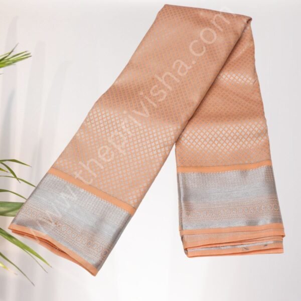 Privisha Soft Silk Saree Combo Set - Smoothy Orange